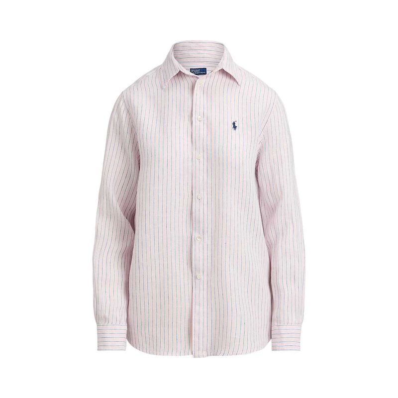 Polo Ralph Lauren Classic Fit Striped Linen Shirt image number 0